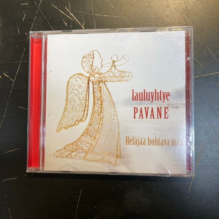 Lauluyhtye Pavane - Heläjää hohtava maa CD (VG+/M-) -joululevy-